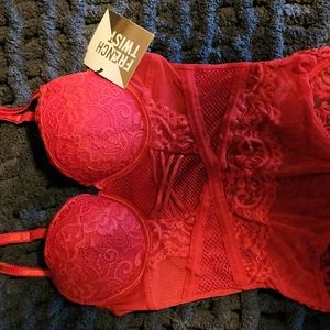 NWT French Twist 🔥 bodysuit lingerie Small